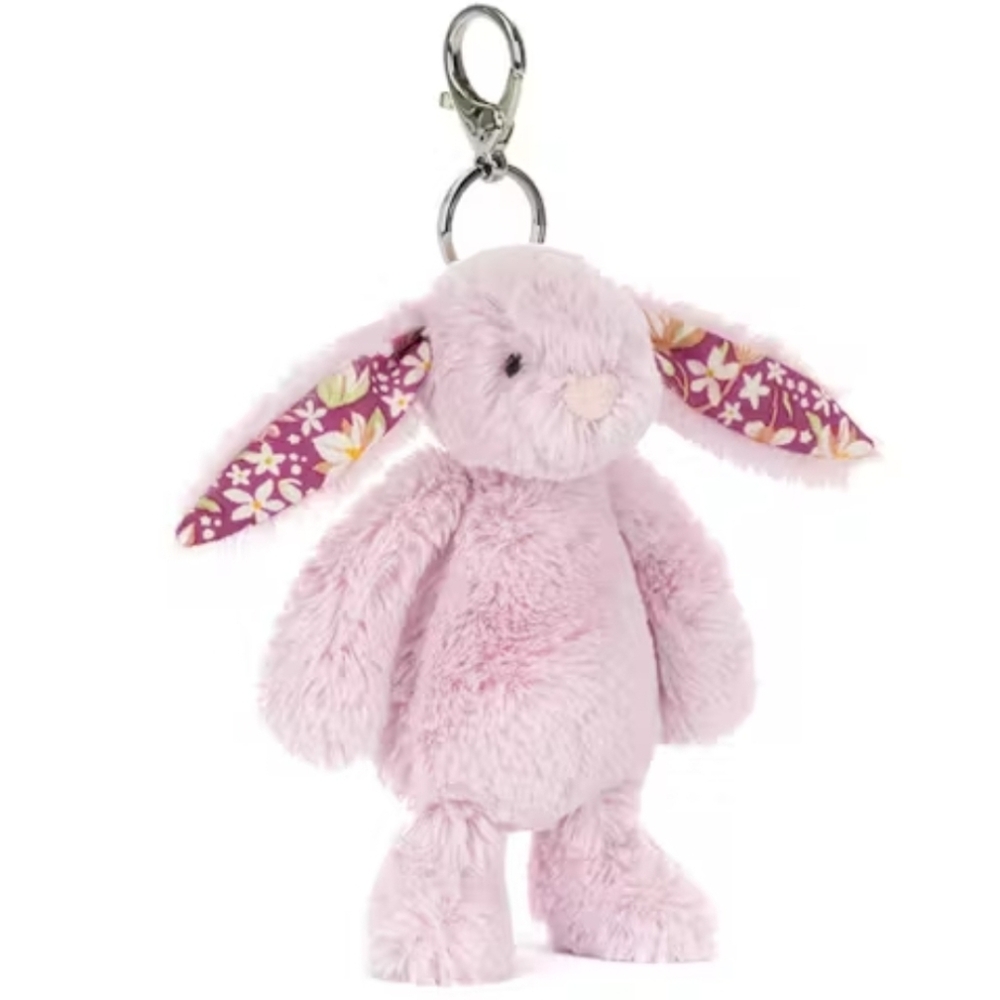 Jellycat Thistlepop Blossom Bunny Bag Charm 7x2x1.5" Soft & Plush BNWT Authentic
